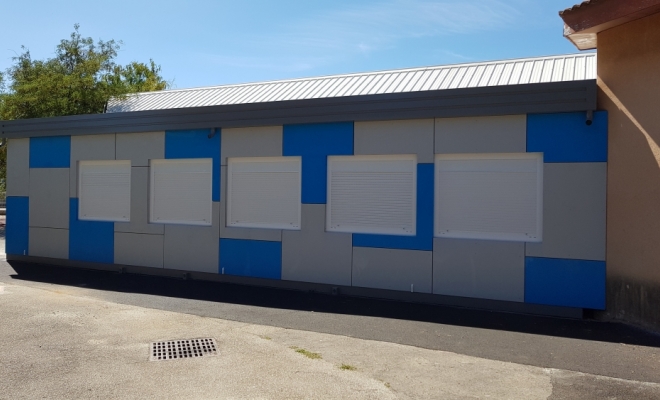 Salles de classes en construction modulaire à l'école de Sorgue (84), Châteauneuf-de-Gadagne, AB2G
